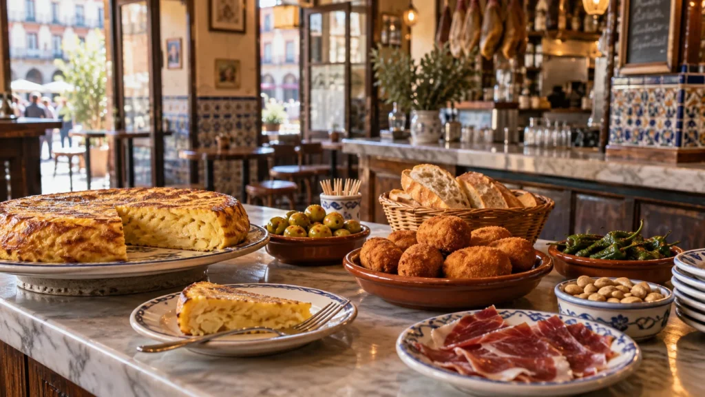 Traditional Madrid food and tapas near the city’s main attractions
